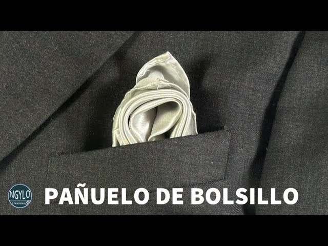 Cómo doblar un pañuelo de bolsillo - Tsunami fold | Pañuelos de bolsillo DIY