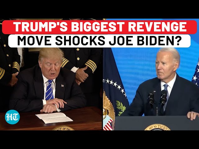 Trump's Biggest Revenge Move So Far Against Biden, With 'You're Fired' Public Shaming Jibe| US News