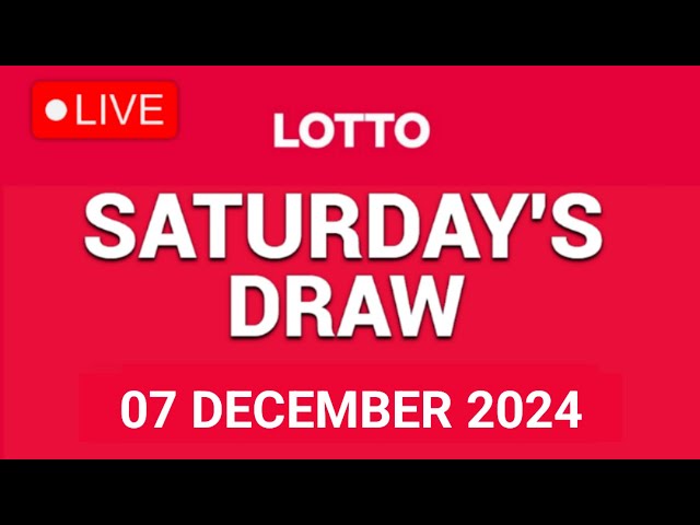 The National Lottery Lotto Draw Live results from Saturday 07 December 2024 | tonight's lotto