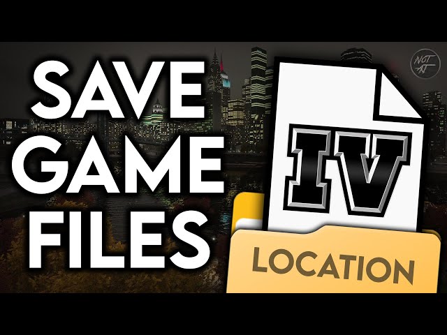 How To Find GTA IV Save Game Files (PC)