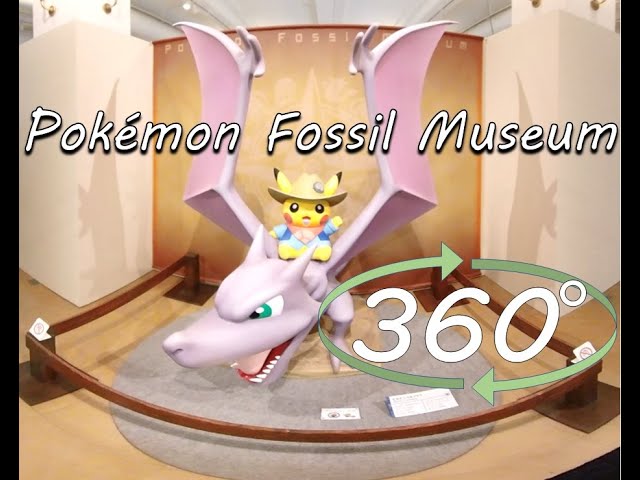 360 PANO VIDEO Pokémon Fossil Museum  5.4K