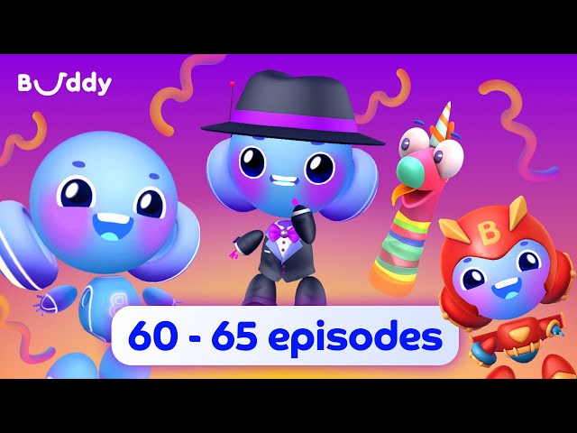 Buddy's Adventures Compilation #11 | Buddy the Robot | Learning Cartoons for Kids | English for kids