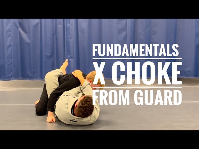 BJJ - X Choke from Guard | An Awesome Fundamental Submission