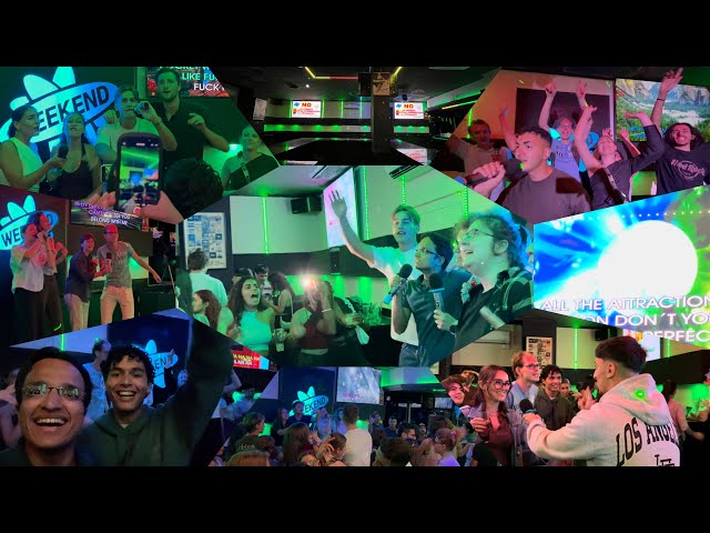 One of the Best KARAOKE NIGHTS in Barcelona 🇪🇸 Spain | Erasmus Life 🎥 2024 Vlog | ESN UAB