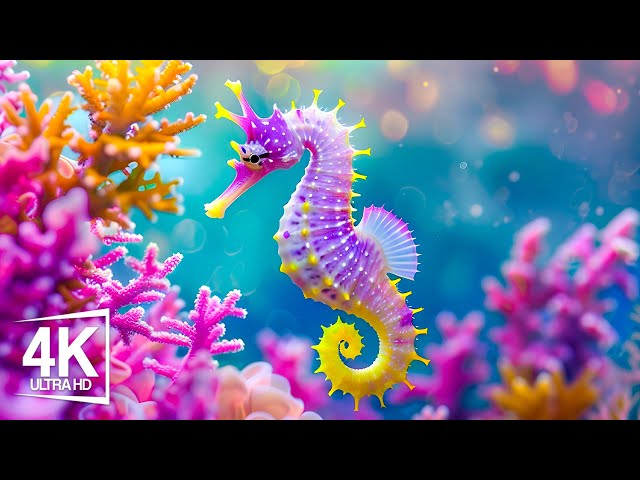 Aquatic Oasis in 4K - Escape to a Soothing Natural World! 4K Ocean Wonders