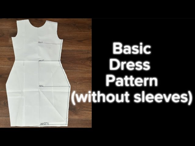 Step 1 on How to Make a Prom Dress - How to Draft a Basic Dress Pattern (EASY) (DIY)