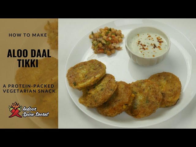 Aloo Daal Tikki | Daal Ki Tikki | Protein-Rich Snack | Protein-packed