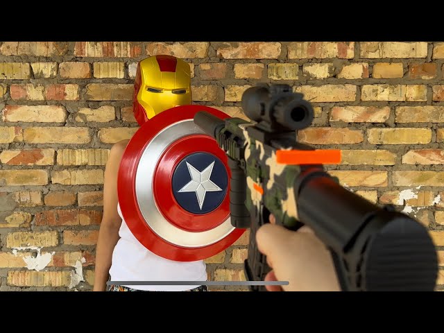 Avengers VS Nerf Guns!