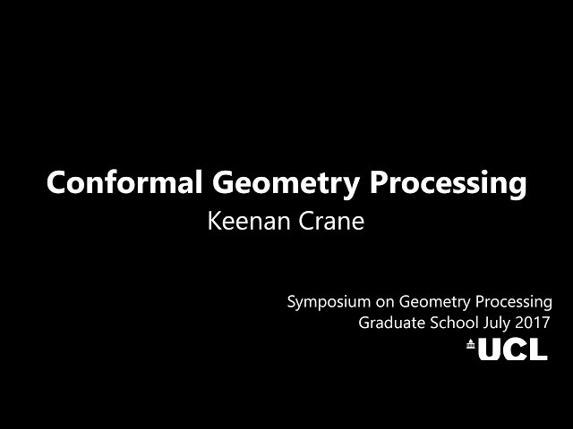 Conformal Geometry Processing