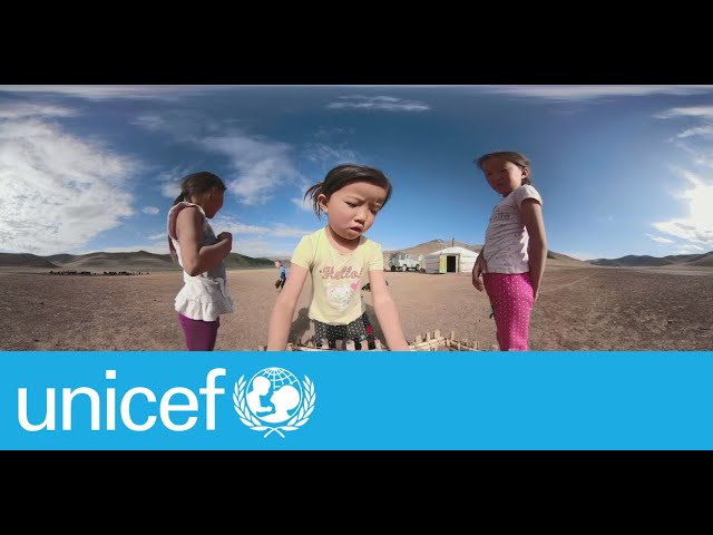 Pre-school for nomad children in Mongolia - 360 | UNICEF