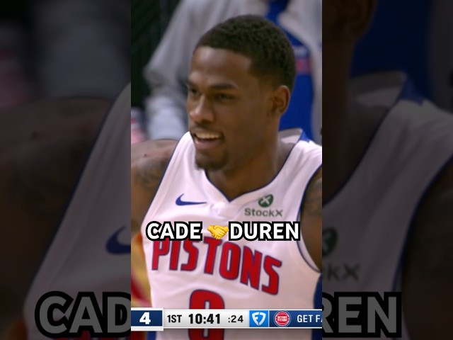 This Cade to Jalen Duren connection is amazing 😮‍💨