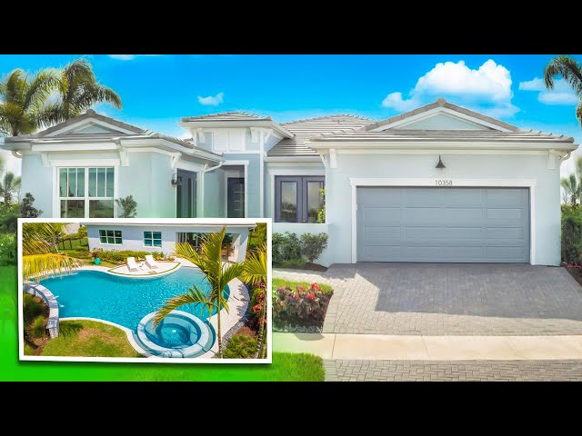 Welcome to Paradise - Stunning 55+ Model Home Tour in South Florida