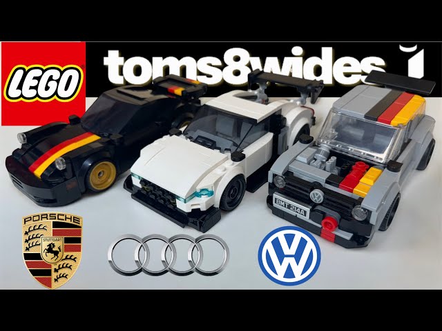 Building some German cars that are needed for LEGO Speed Champions.