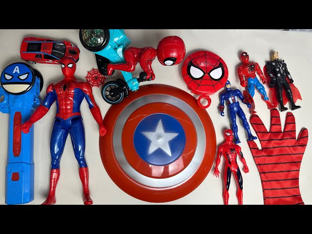 33 minute exciting Spider Man series toy unboxing, Marvel hero characters, popular action figures.