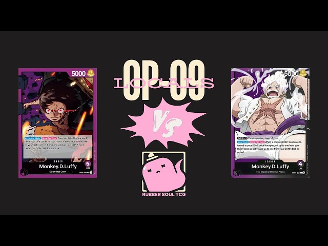 (OP09) OPTCG POV: Pluffy vs PB Luffy! Omega Gaming Locals! Round 2!