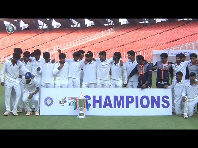 TN Wins !! Cooch Behar Trophy 2025 Final Gujarat vs Tamil Nadu Day 1-4 Full Match Highlights