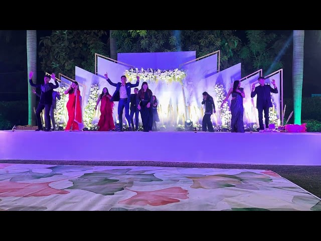 Sangeet dance by cousins (Bollywood mashup)