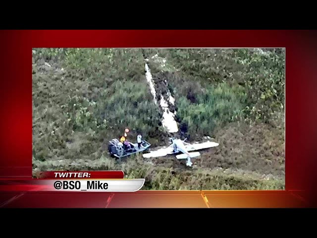 Small plane crashes in Everglades; no injuries reported