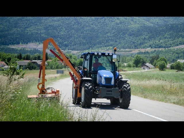 Mowing season in Lika - Summer Road Maintenance - RASCO