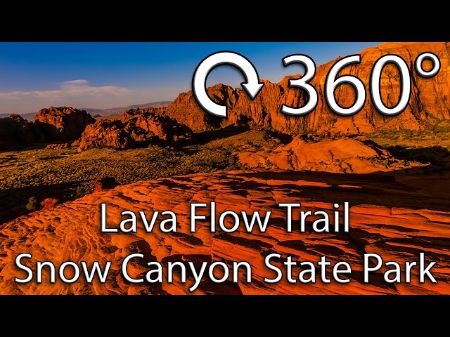 360 Degree / VR Experience: Lava Flow Trail at Snow Canyon Utah State Park