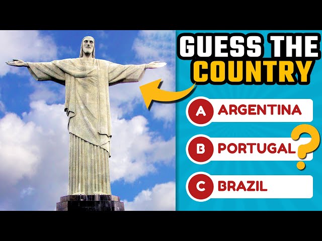 Guess the COUNTRY by its Famous LANDMARK & MONUMENTS | GEOGRAPHY QUIZ Game🗼🏯🗽