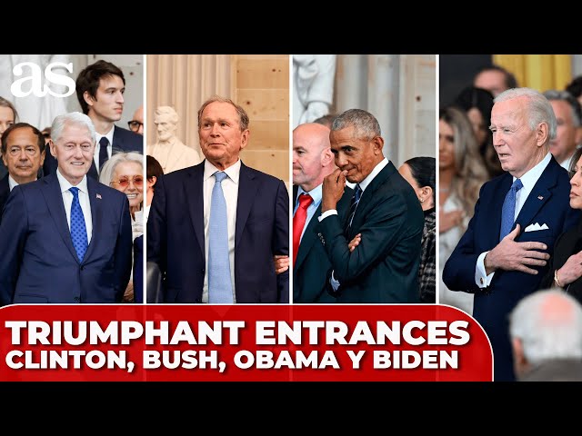 CLINTON, OBAMA, BUSH, and BIDEN STUN the Nation at Trump's Inauguration!