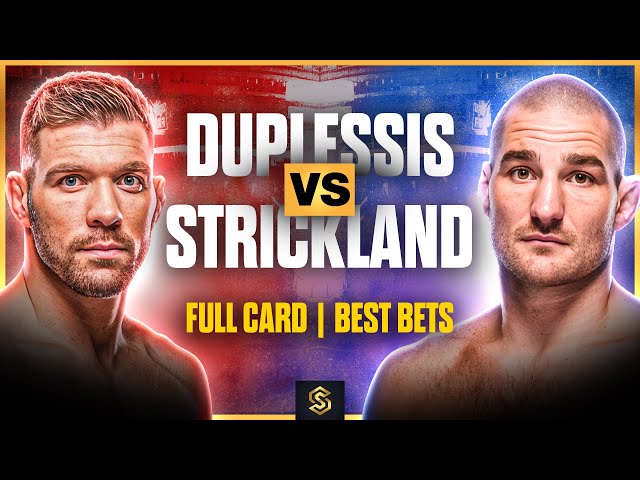 BEST BETS: UFC 312 Du Plessis vs Strickland 2 (71% Win Rate)