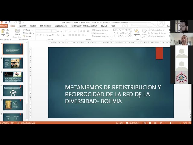 Sostenibilidad: mecanismos de redistribución y reciprocidad de la Red de la Diversidad - Bolivia