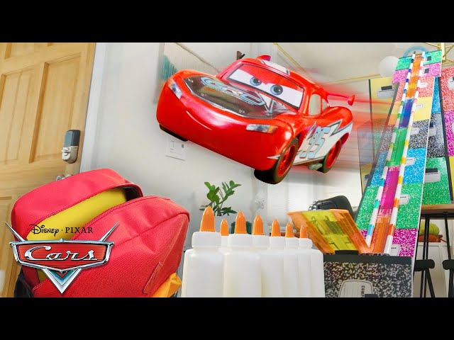 Lightning McQueen’s Back to School Stunt Jump Showdown! | Pixar Cars