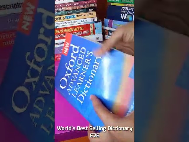 The Best Selling English Dictionary | Oxford Advanced Learner's Dictionary |Fav Book|#shortsyoutube