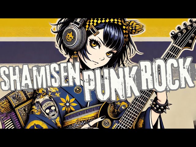 Shamisen × Punk × Rock BGM for Study, Sleep, Work, and Gaming