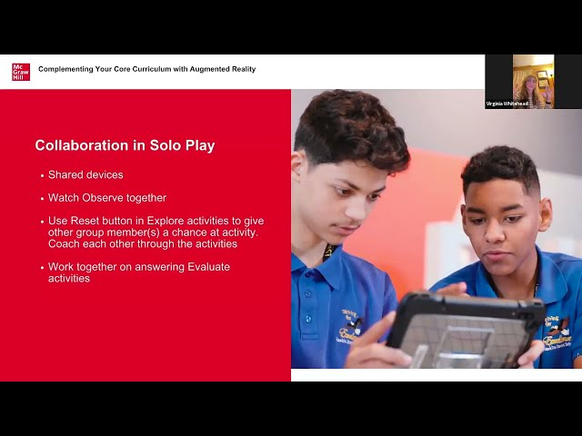 McGraw Hill AR | Complementing Your Core Curriculum with Augmented Reality: A 3-Part Webinar Series
