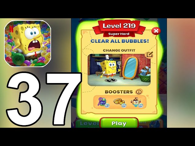 SpongeBob: Bubble Pop NETFLIX Part 37 Gameplay Walkthrough Android IOS