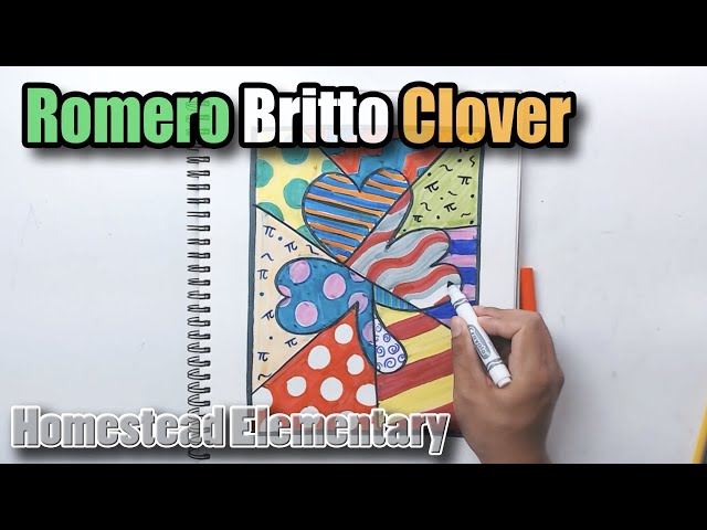 How to Make a Romero Britto Inspired Clover