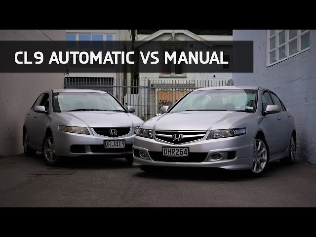 Honda Accord Euro CL9: Auto (pre-facelift) vs Manual (facelift)