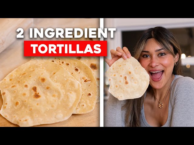 2 INGREDIENT TORTILLAS! Super Clean and High Protein