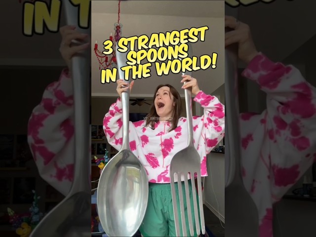 3 strangest spoons in the world ‼️