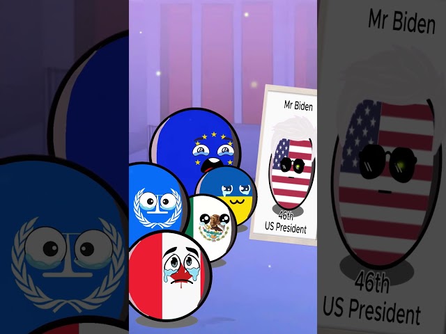 Miss Mr Biden  #countryballs  #usa #ukraine #europe #canada #mexico