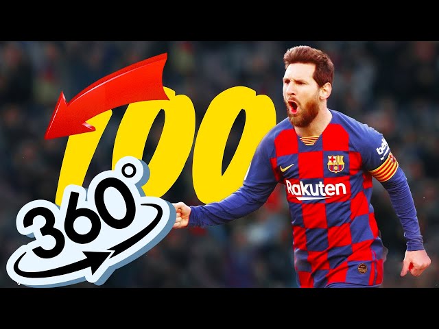 Find Lionel Messi  But it's 360 degree video. Finding Challenge 360 ​​VR Video