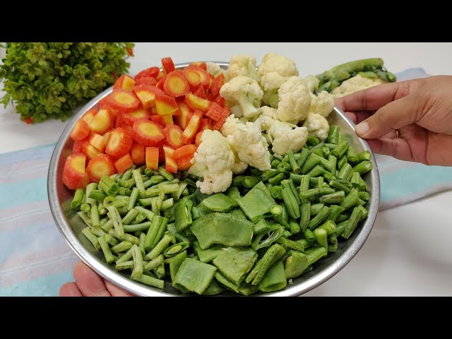 Sardiyon Me Mix Veg Ese Pakayen || कम मेहनत में स्वादिष्ट सब्जी बनाने का आसान तरीका