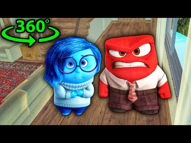 360° Inside Out Emotions Break Into Your House! | VR 4K Experience