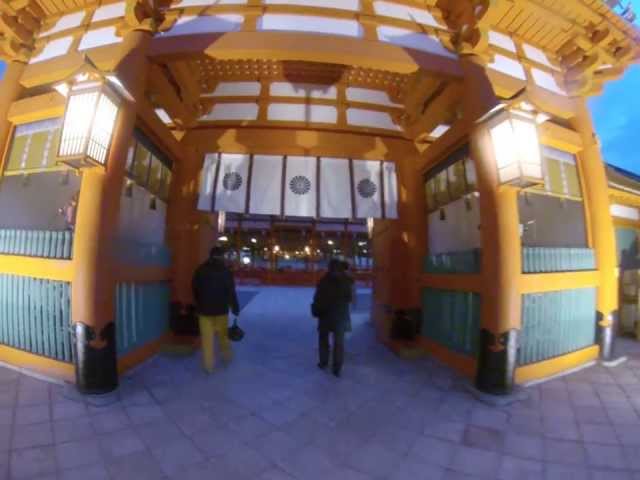 Walking through the Torii Gates at Fushimi-Inari Shrine