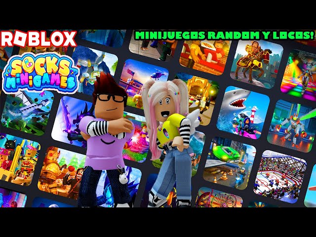 Nos Volvemos Locos con los Juegos mas Divertidos de Roblox! Minijuegos De Calcetines! 😀😀