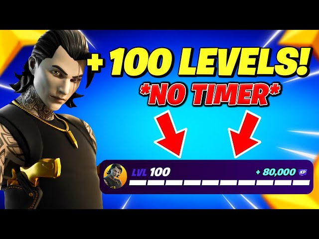 *No Timer* Game Breaking FORTNITE XP GLITCH MAP to LEVEL UP FAST!