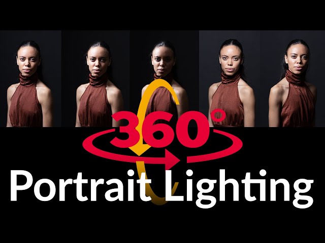 5 One Light Portrait Set-ups - Interactive Lighting Tutorial in 360