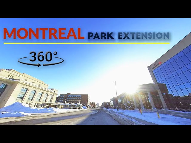 [360° Video] Driving in Montreal - Park Extension area