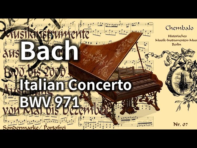 Bach - Italian Concerto in F major, BWV 971 (Harpsichord)｜Free Sheet Music