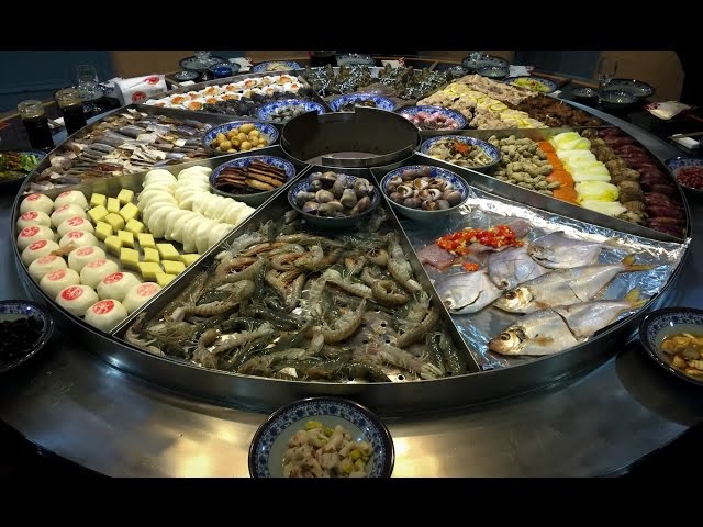 Chinese Seafood Steam Table