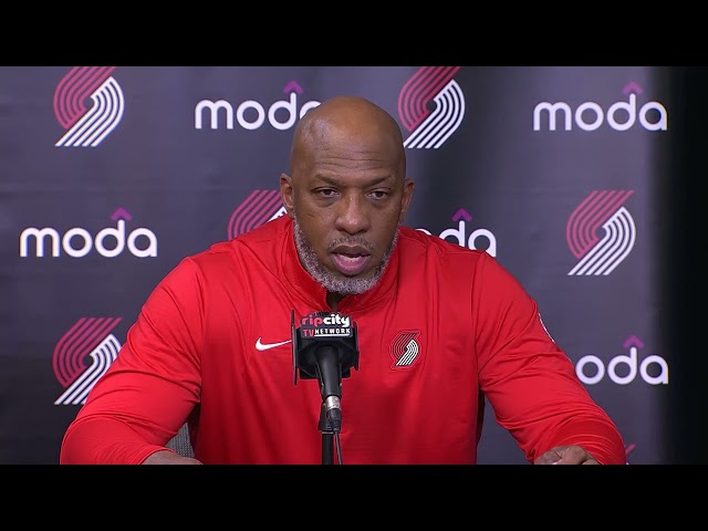 Chauncey Billups Postgame Interview | Portland Trail Blazers 116, Miami Heat 107 | Jan 21, 2025