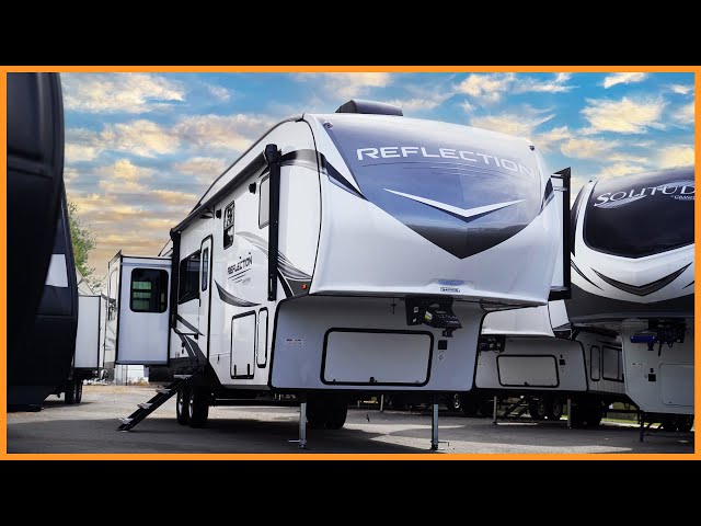 HUGE Living Room 2023 Grand Design Reflection 341RDS Fifth Wheel Travel Trailer Tour | Beckley's RVs